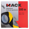 Mack 1072142 - afsperband geel zwart doos 75mm x 500m - 35 micron | 3 stuks