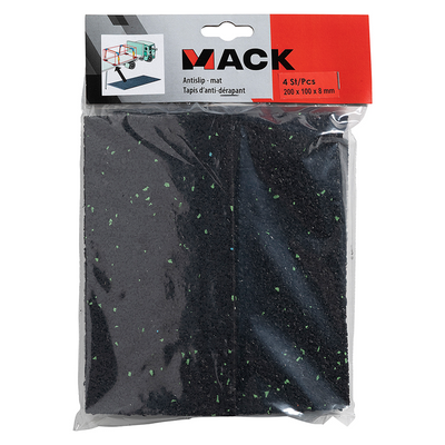 Mack 1072412 - 4 anti-slip matjes 100 x 200 x 8mm | 6 stuks