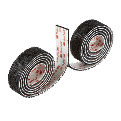 3m 1075818 - scotch extr. fasteners 25mmx1m2rol pak zwart | 6 stuks