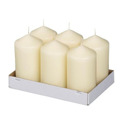 Bolsius stompkaars ivoor ø68x128 mm 45 uur (6 stuks)