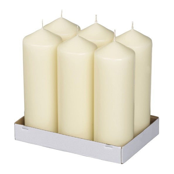 Bolsius stompkaars ivoor ø78x198 mm 96 uur (6 stuks)