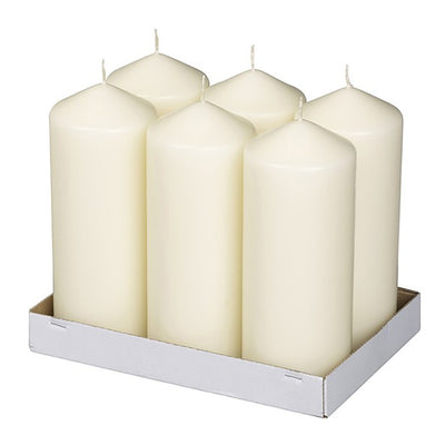 Bolsius stompkaars ivoor ø78x198 mm 96 uur (6 stuks)