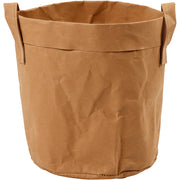Https: www.cchobby.nl faux-leather-opslagzak-h-20-cm-d-19-5-cm-350-gr-lichtbruin-1-stuk - afbeelding 1