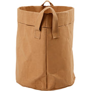 Https: www.cchobby.nl faux-leather-opslagzak-h-20-cm-d-19-5-cm-350-gr-lichtbruin-1-stuk - afbeelding 2