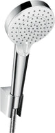 Hansgrohe crometta vario porter doucheset ecosmart met slang 125cm wit chroom