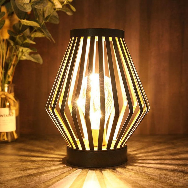 Jhy design metalen led tafellamp 17.5x22 cm brons zwart