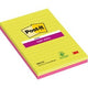 Post-it super sticky notes 125x200 neon