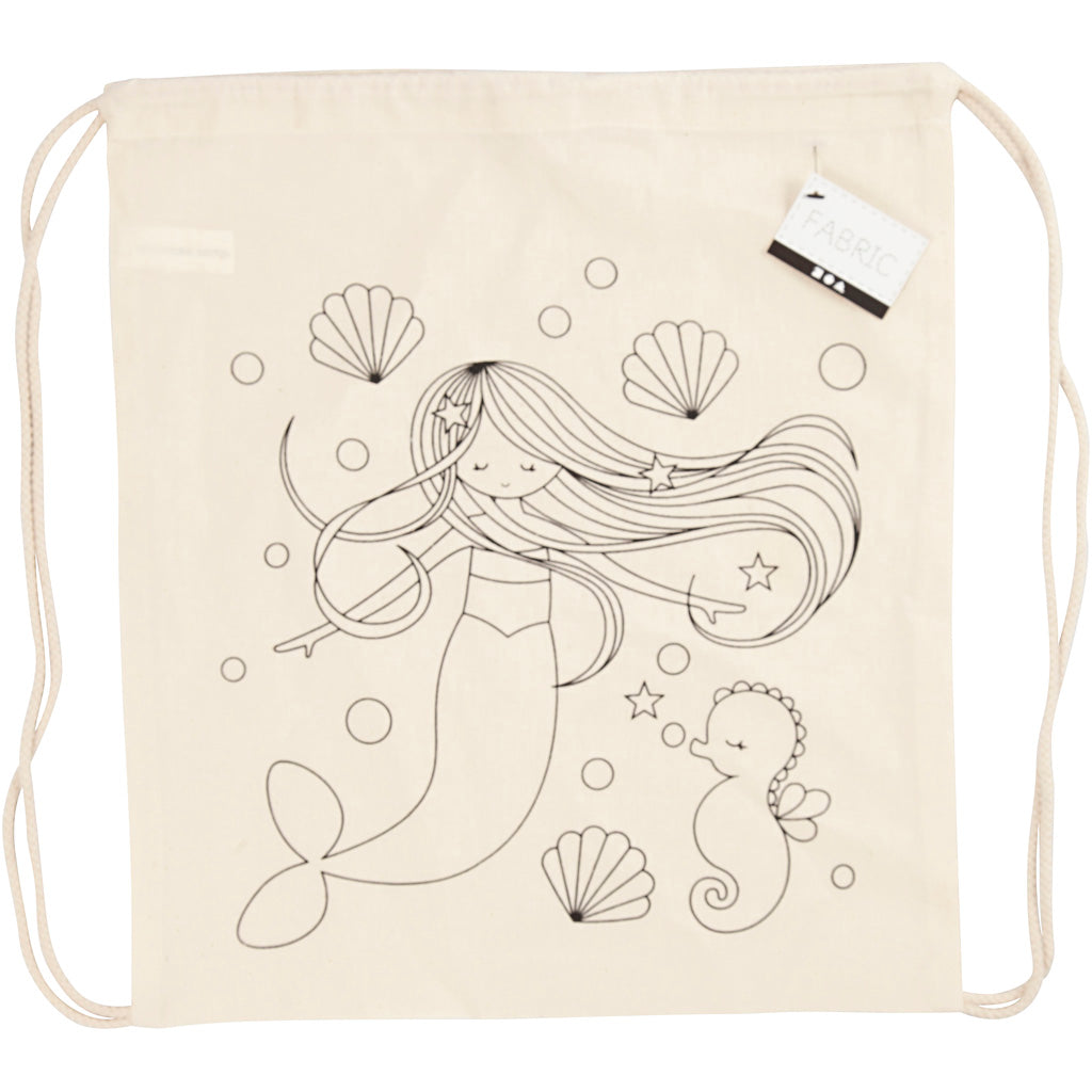 Creativ company http: www.cchobby.nl rugzak-zeemeermin-afm-37x41-cm-110-gr-licht-naturel-1-stuk