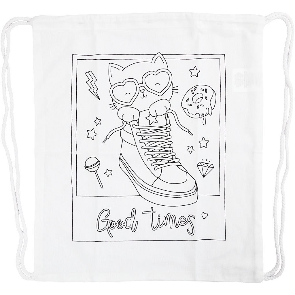 Creativ company gymtas met print