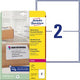Weerbestendige labels avery wit 50 stuks