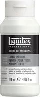 Liquitex 126804 professional fabric medium 118 ml – acryl medium voor textiel, flexibele en duurzame kleuren