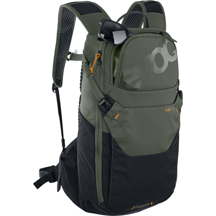 Evoc - ride 12 + hydr bladder 2 dark olive black 12l + 2l