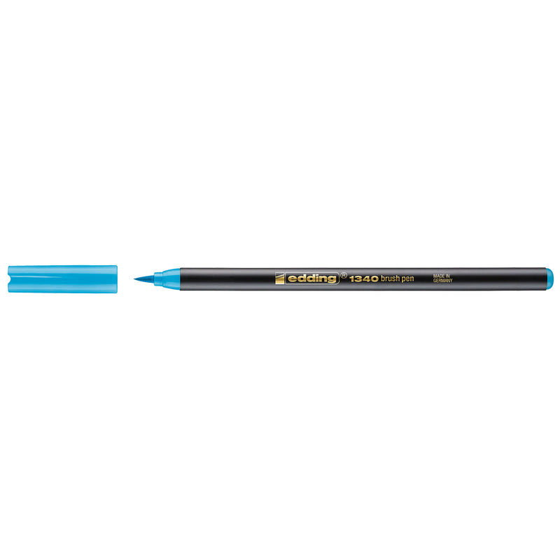 Edding 1340 • brushpen azuurblauw