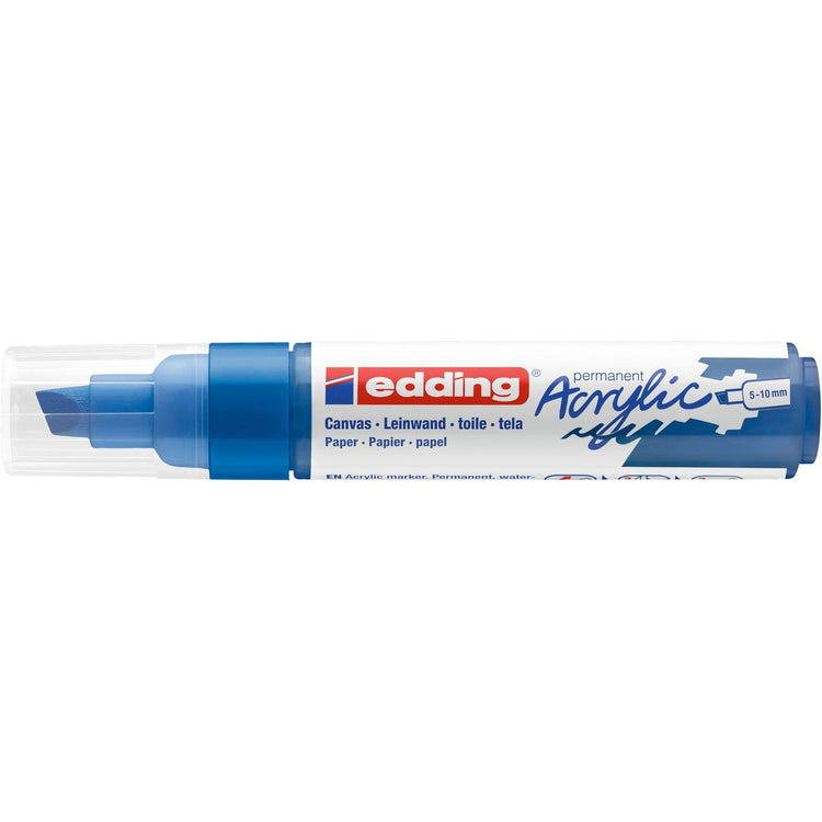 Edding 5000 • acrylmarker breed gentiaanblauw