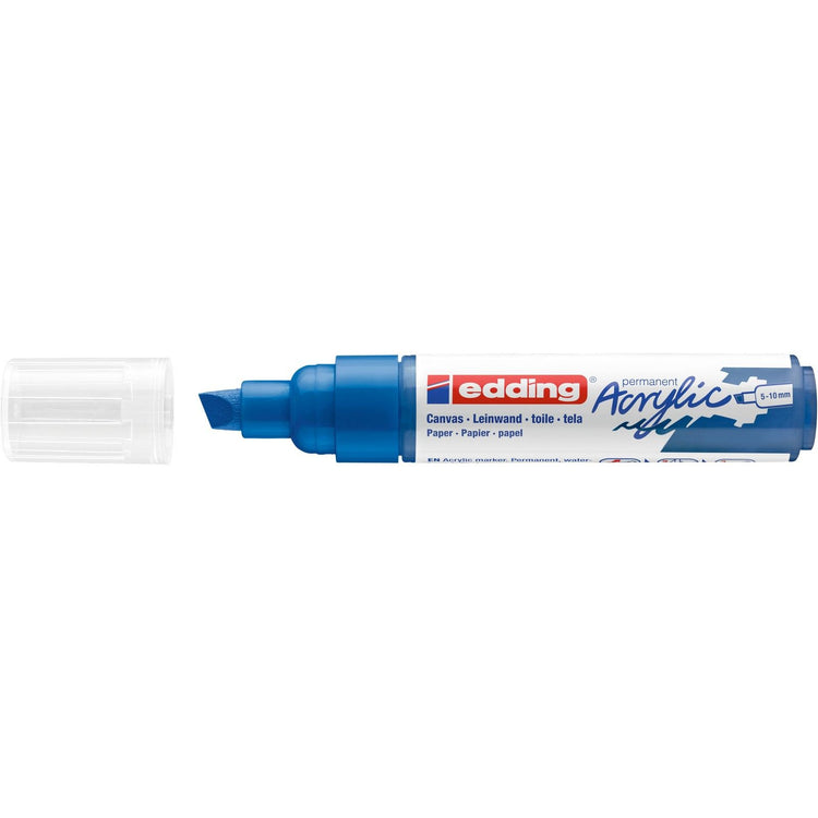 Edding 5000 • acrylmarker breed gentiaanblauw