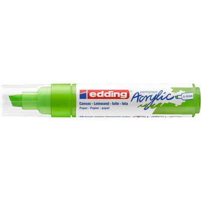 Edding 5000 • acrylmarker breed geelgroen