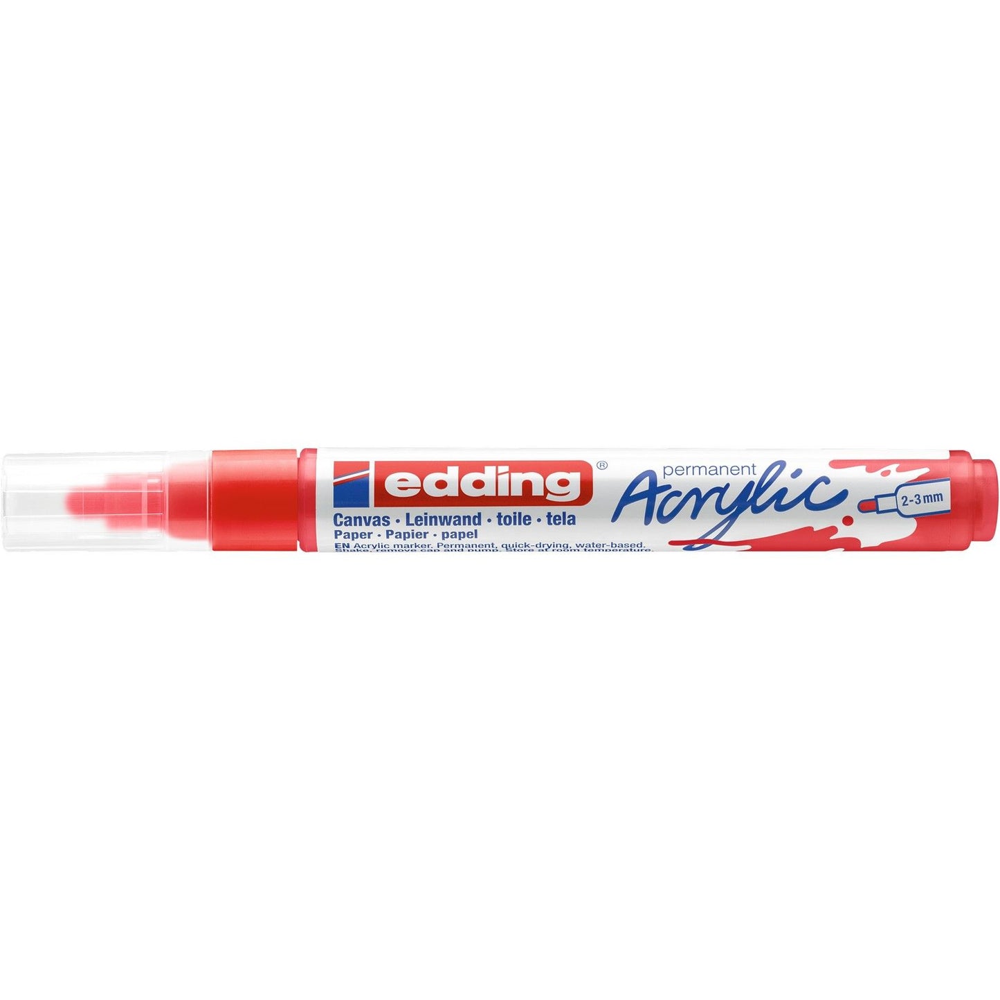 Edding 5000 • acrylmarker medium verkeersrood