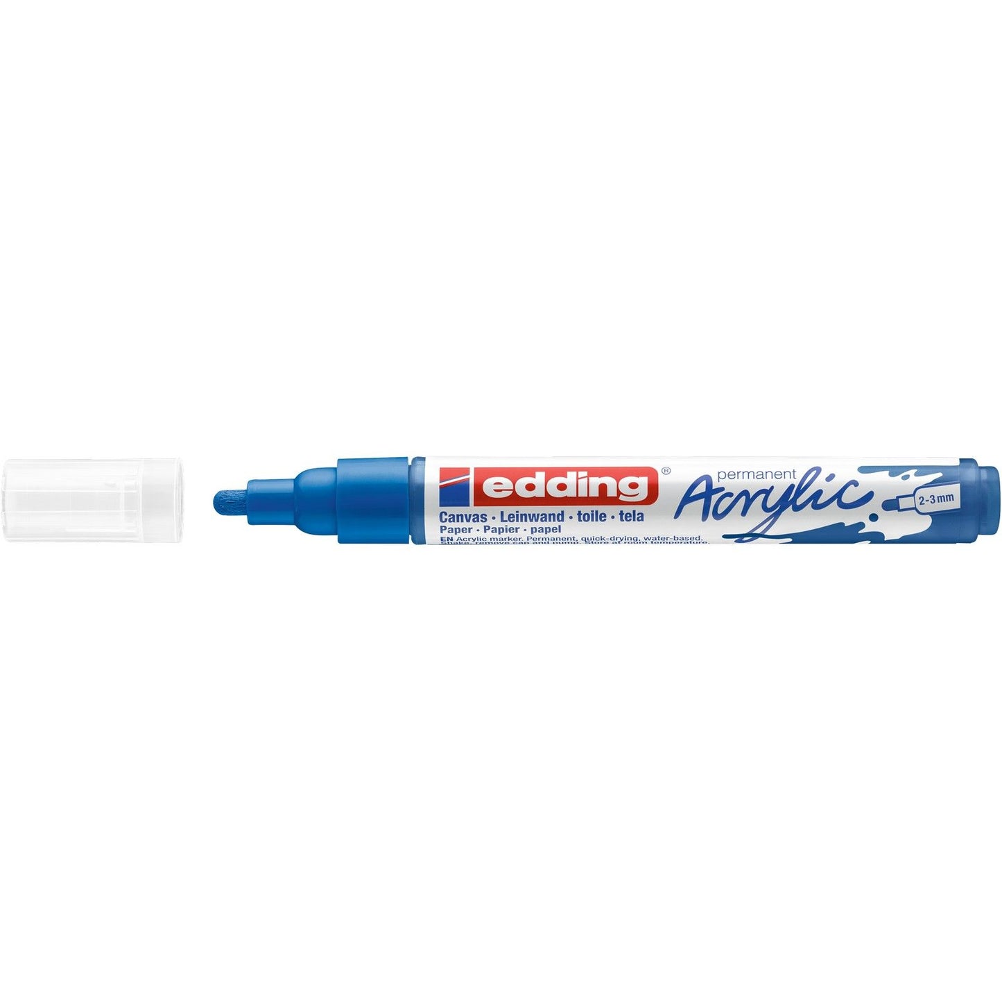 Edding 5000 • acrylmarker medium gentiaanblauw
