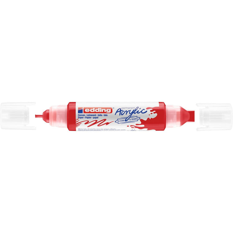 Edding 5000 • acrylic 3d doubleliner verkeersrood