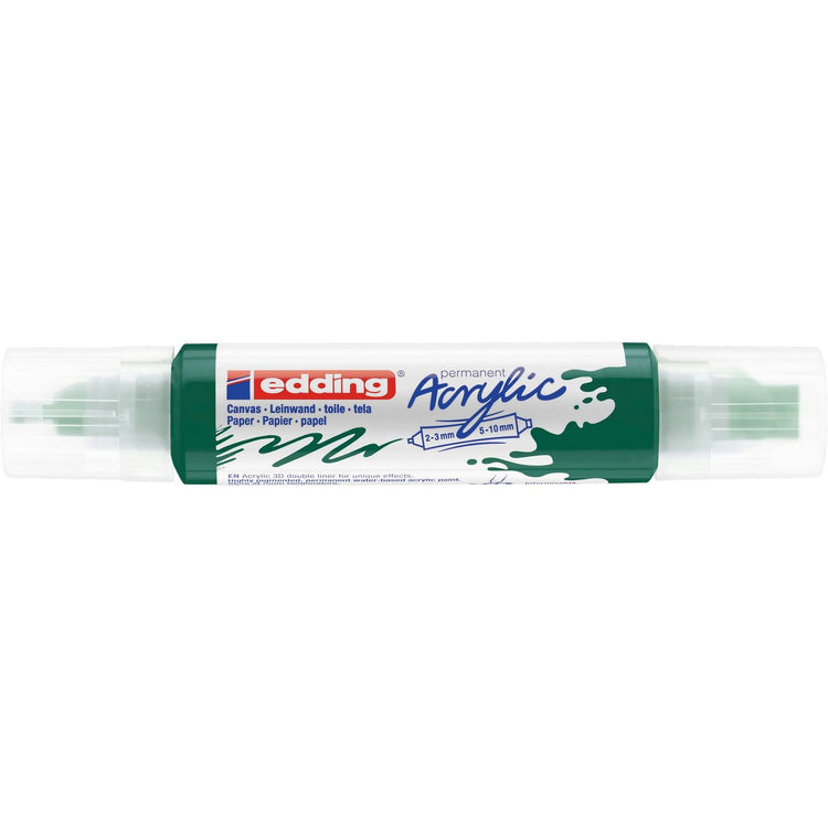 Edding 5000 • acrylic 3d doubleliner mosgroen