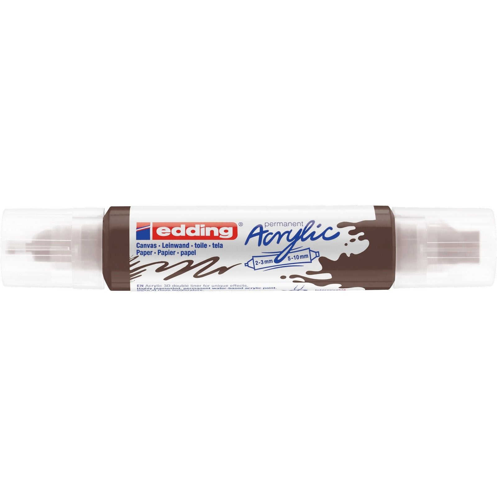 Edding 5000 • acrylic 3d doubleliner chocoladebruin