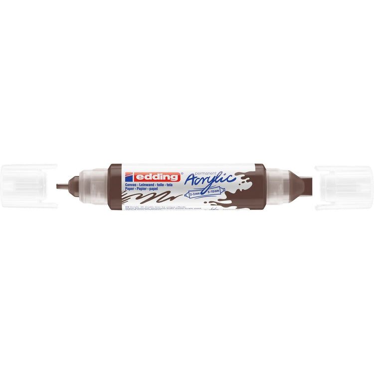 Edding 5000 • acrylic 3d doubleliner chocoladebruin
