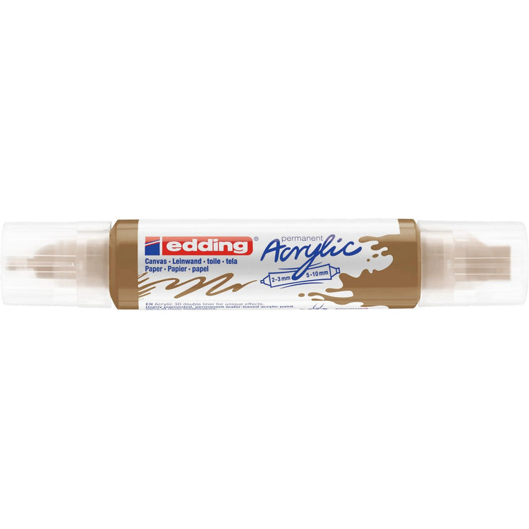 Edding 5000 • acrylic 3d doubleliner rijkgoud