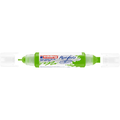 Edding 5000 • acrylic 3d doubleliner geelgroen