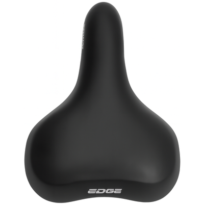 Fietszadel Edge Towny met memory foam - zwart
