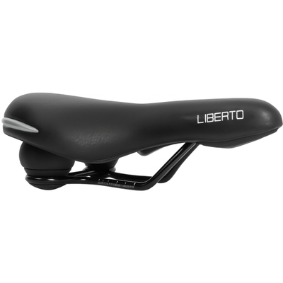 Edge fietszadel liberto - zwart (werkplaatsverpakking)