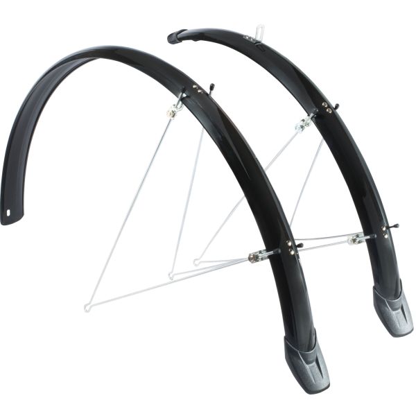 Spatbordset Eurofender Elegance 28 x 46 mm - zwart