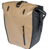 Basil enkele fietstas rivo l tarpaulin mik 25-31l 14 x 28 x 43 cm - zand zwart