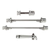 TranzX - Quick release voor achternaaf + zadelpen zilver