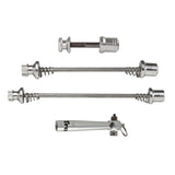 TranzX - Quick release voor achternaaf + zadelpen zilver - afbeelding 1