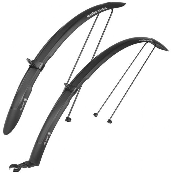 Spatbordset 28 Polisport Colorado City - zwart