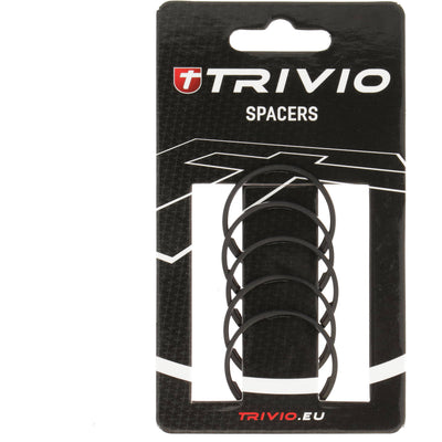 Trivio - spacer 2mm 1 1 8 aluminium zwart - 5 stuks