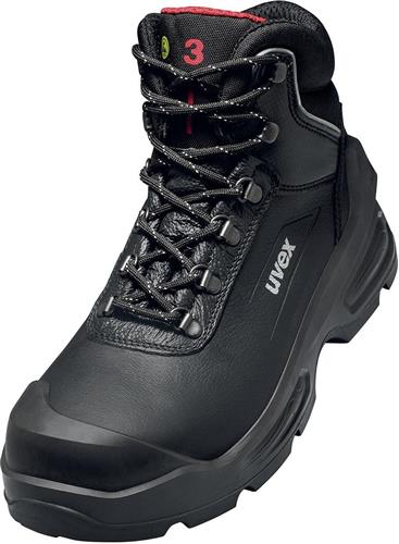 Uvex werkschoen quatro pro 6879 s3 hoog zwart mt42