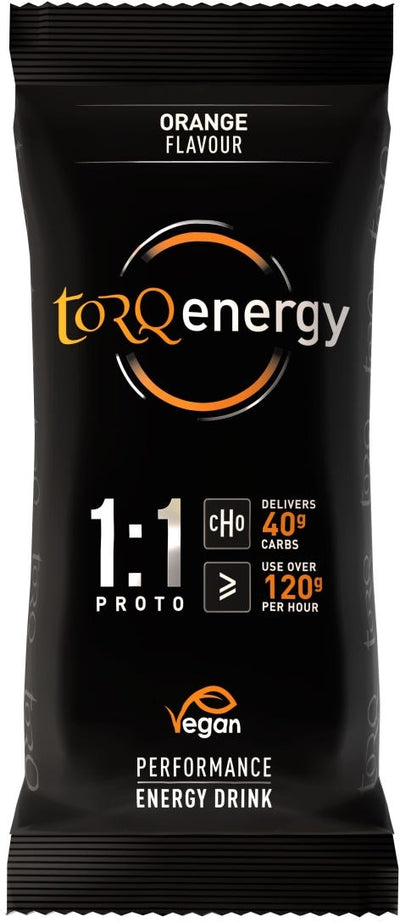 Torq 1:1 energy drink sinaasappel zakje (doos 12)