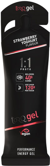 Torq 1:1 gel aardbei-yoghurt (doos 12) - afbeelding 2