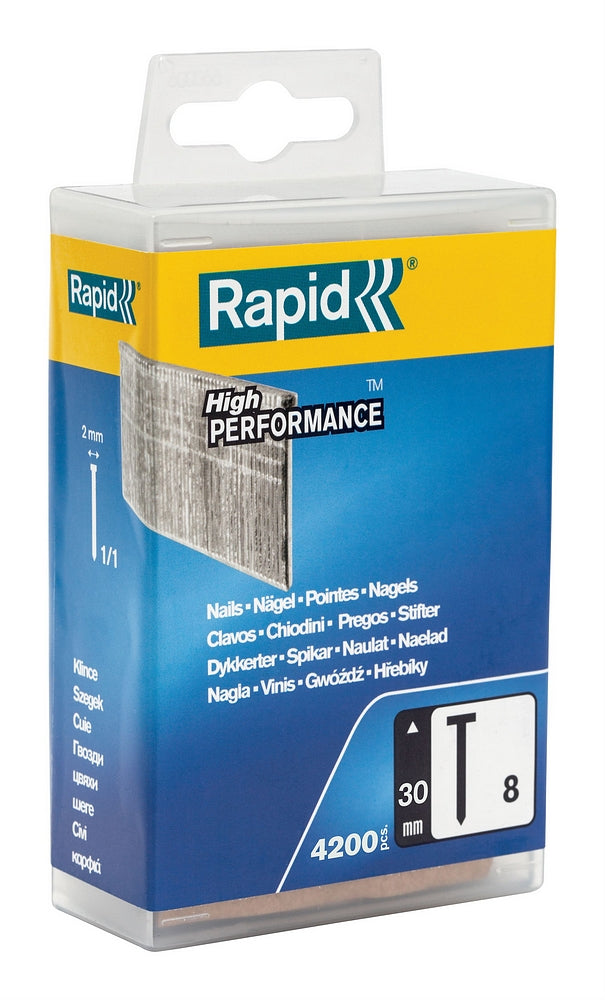 Rapid nr. 8 brads 30 mm, 4.200 stuks - 5000184 - 5000184