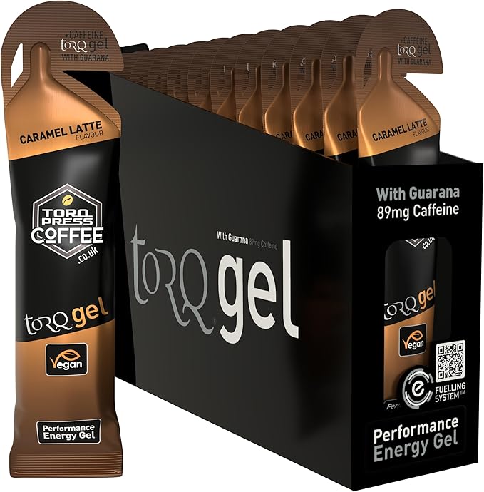 Torq gel caramel latte with guarana (box 15)