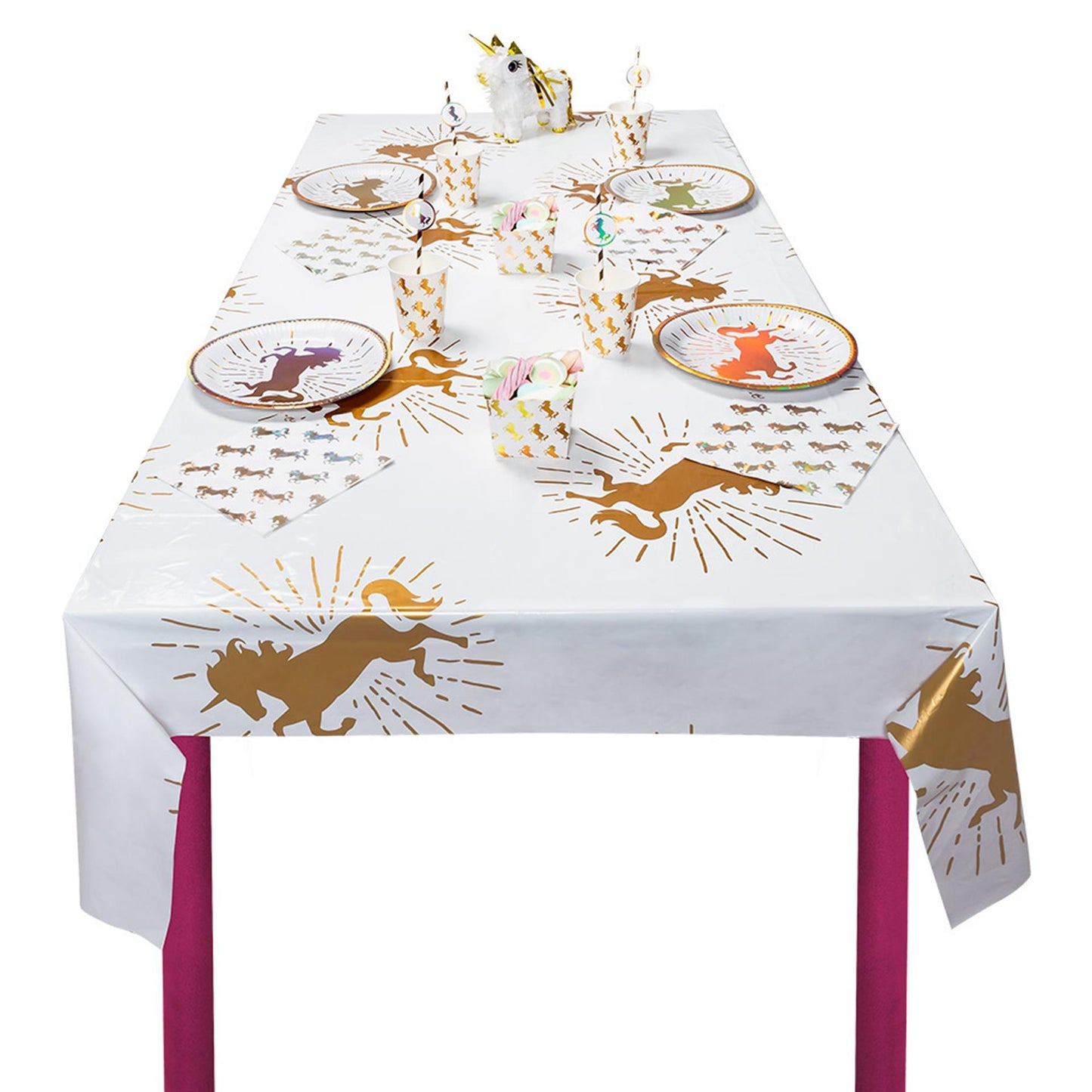 Boland tafelkleed eenhoorn 130x180cm