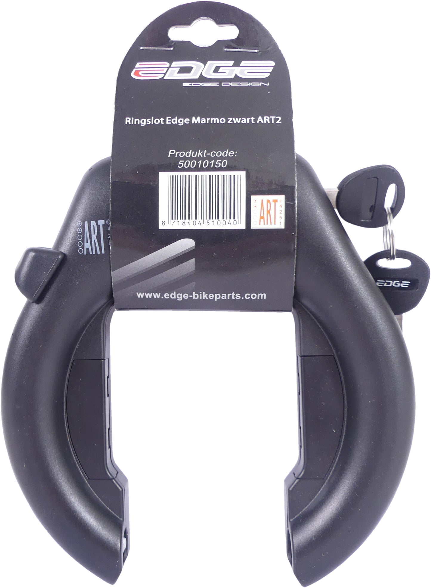 Ringslot Edge Marmo ART2 - zwart