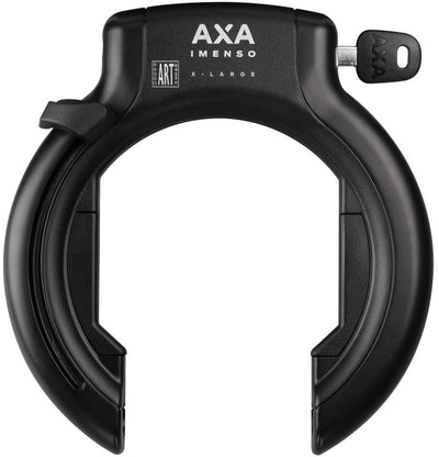 Axa Ringslot Imenso X Large met vaste sleutel zwart (werkplaatsverpakking)