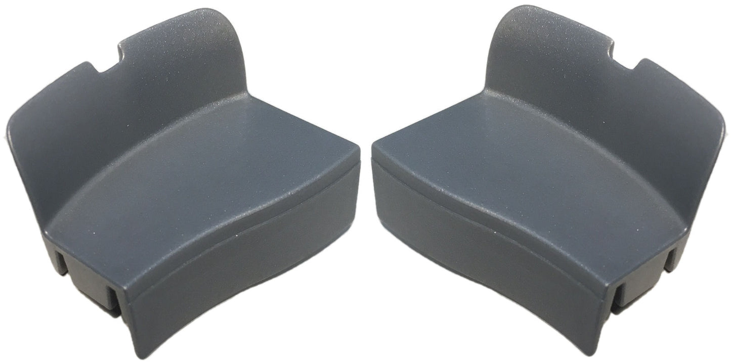 Axa afdekkapjes defender - zilver (set)