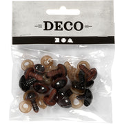 Https: www.cchobby.nl teddybeer-ogen-neuzen-d-10-12-5-15-mm-afm-15-25-mm-12-div-1-doos - afbeelding 2