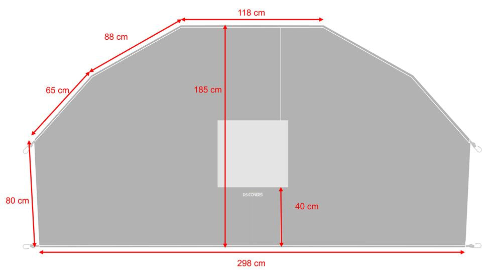 Ds covers Fietsdragerhoes STAR zonder gevarenbordhouder zwart