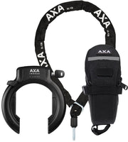 Set Ringslot AXA Imenso XL +insteekketting AXA ULC 130 Bag - zwart - afbeelding 1