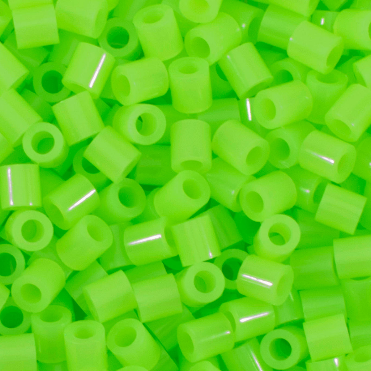 Vaessen creative • strijkkralen neon groen 1100st.