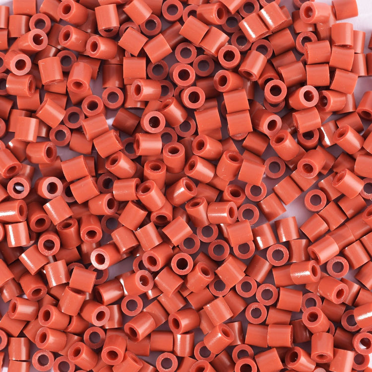Vaessen creative • strijkkralen rood bruin 1100st.
